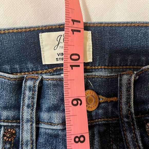 J crew women’s jeans size 25 vintage straight blue jeans high rise - Picture 7 of 11